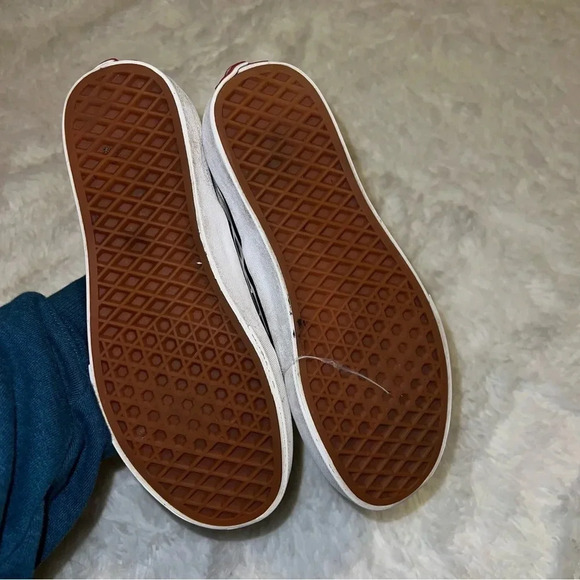 Vans Classic Slip On Black and White Checkerboard Print Size Mens 6 / Womens 7.5 - Picture 3 of 5